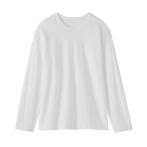 BB2WBA6S-01-main-white HIGH TWISTED JERSEY CREW NECK LONG SLEEVE T-SHIRT LADY