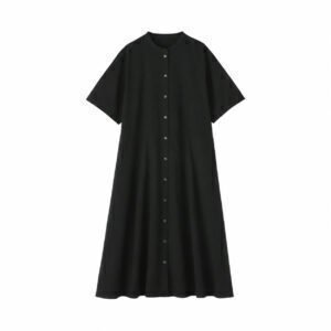 BC2Q7A6S-01-main-black COOL TOUCH SHORT SLEEVE SHIRT DRESS