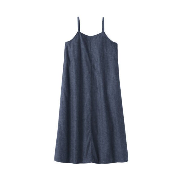 KAPOK LIGHT-WEIGHT DENIM CAMISOLE DRESS