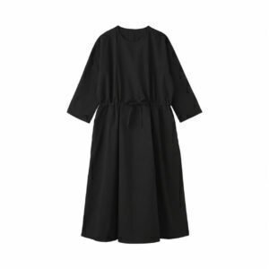 BC2QXA6S-01-main-black Light Broadcloth Pullover Dress
