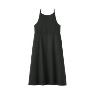 BC2RMA6S-01-main-black LINEN BLENDED COTTON CAMISOLE DRESS