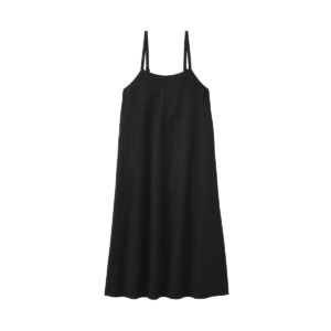 BC2S1A6S-01-main-black KAPOK LIGHT-WEIGHT TWILL CAMISOLE DRESS