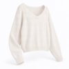 Knitted V-Neck Sweater