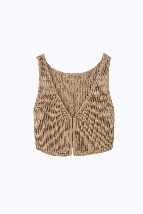 TFKV0002280HS-01-main-sage Knitted Vest