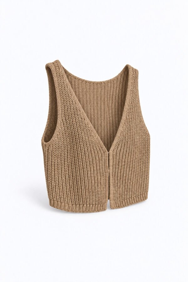 TFKV0002280HS-02-gallery-sage Knitted Vest