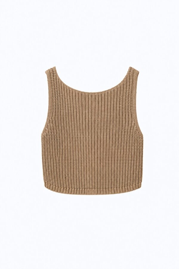 TFKV0002280HS-03-gallery-sage Knitted Vest